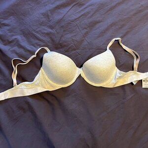 PINK VICTORIA SECRET WEAR EVERYWHERE LIGHTLY LINED T-SHIRT BRA SIZE 34C